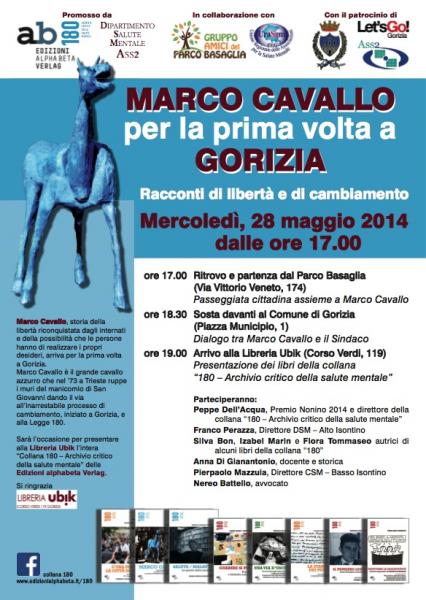 Il Viaggio da Trieste a Gorizia: per la prima volta arriva Marco Cavallo_28 Maggio 2014
