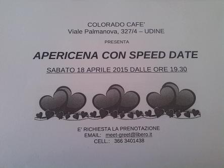 Apericena con speed date
