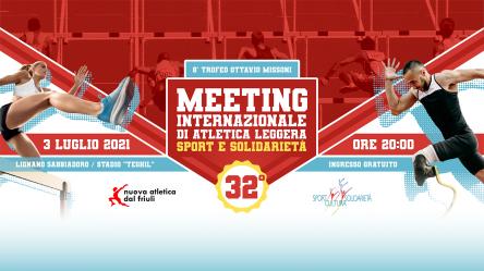 32° Meeting internazionale di atletica leggera “Sport Solidarietà”