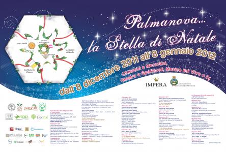 Palmanova, la Stella di Natale