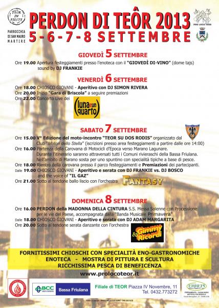 PERDON DI TEOR 2013