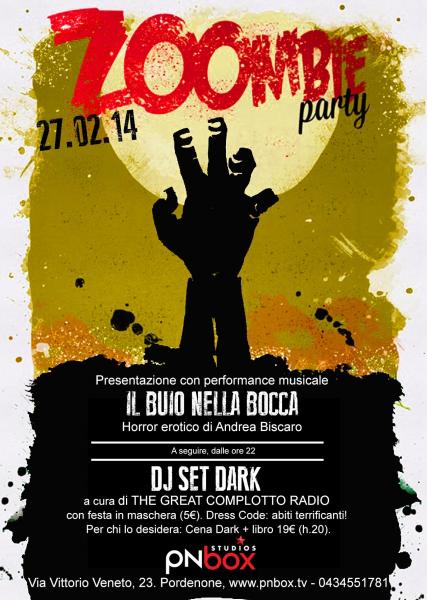 27 febbraio ZOMBIE PARTY – festa dell’orrore a Pnbox