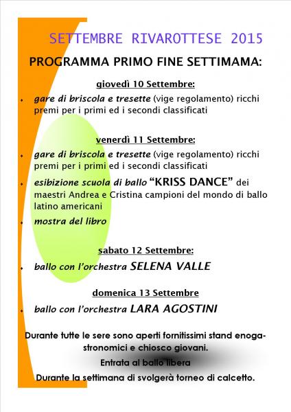 SETTEMBRE RIVAROTTESE