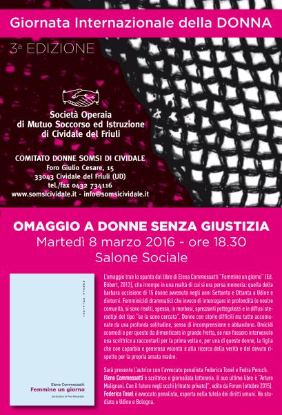 OMAGGIO A DONNE SENZA GIUSTIZIA