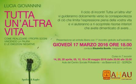TUTTA UN'ALTRA VITA