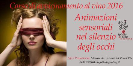 Un percorso di animazione sensoriale nel silenzio degli occhi!