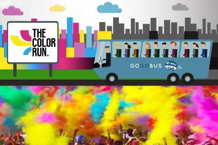 Alla Color Run di di Lignano in bus sharing