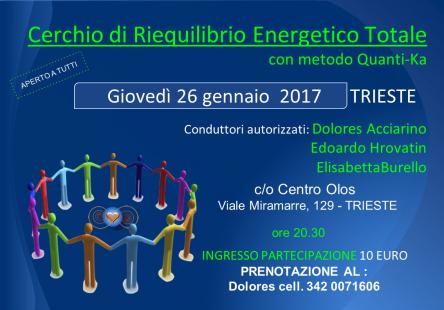 CERCHIO RIEQUILIBRIO ENERGETICO TOTALE CON METODO QUANTI-KA