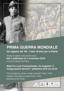 Prima Guerra Mondiale - Un Ragazzo del '99: i miei 18 anni per la patria